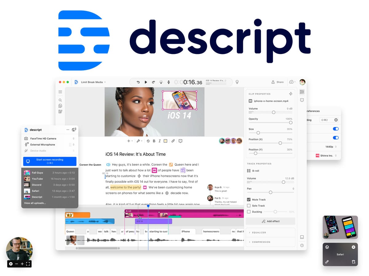 Video Editors, Rejoice! You can Now Edit Videos as Easy as a Word Document - Descript