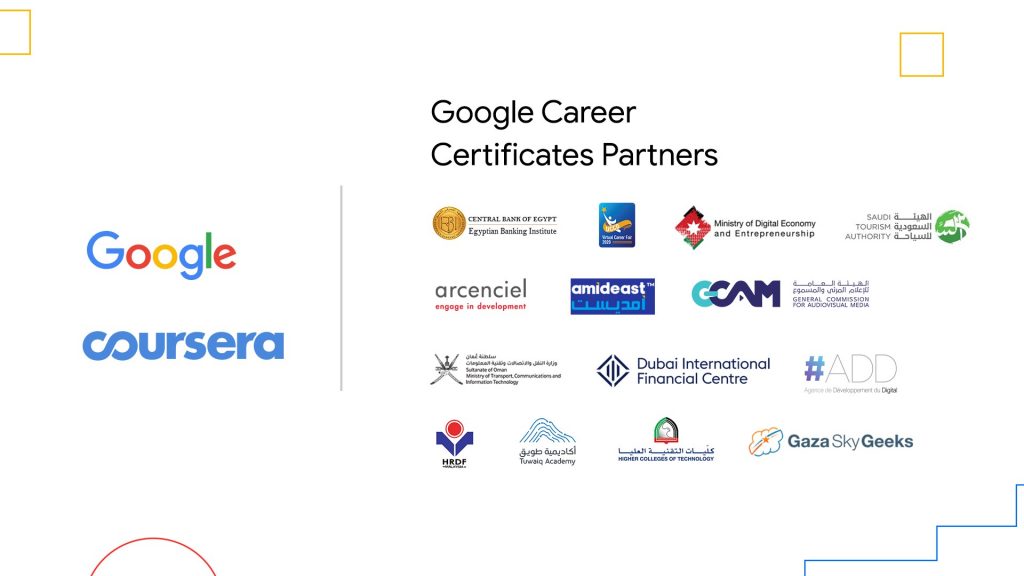 Google offers career certificates and scholarships for MENA job seekers