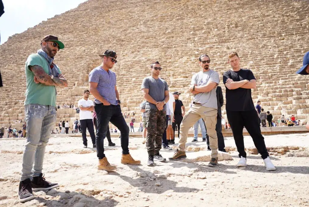 Backstreet Boys in Egypt Ahead of their concert at ZED East!