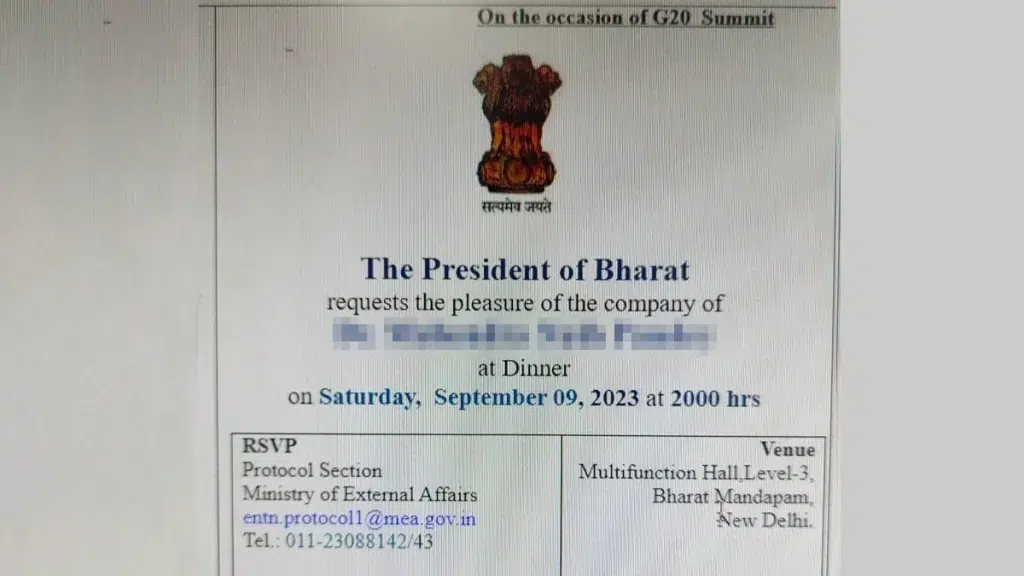 Why India Sent Out Invitations to the G20 Summit Under the Name Bharat, and Why It's Significant